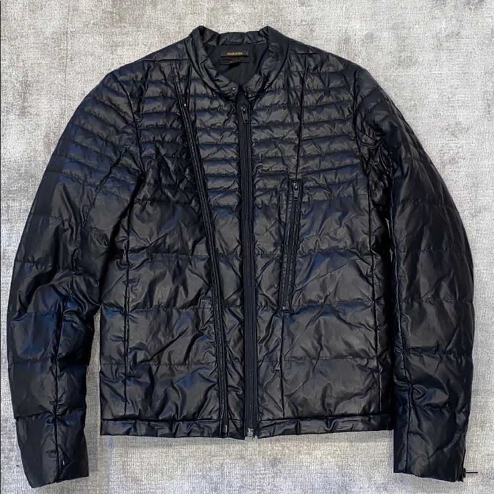 Diesel Black Gold Waxed Puffer jacket